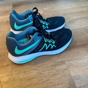 Mint Nike running shoes
